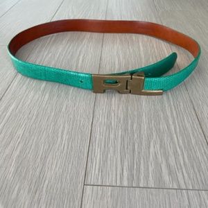 Ralph Lauren Collection lizard belt
